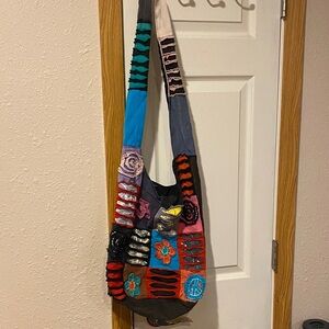 Colorful Patchwork Hobo Bag